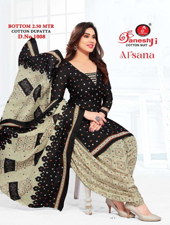 Afsana Vol 1 By Ganeshji Printed Cotton Dress Material catalog